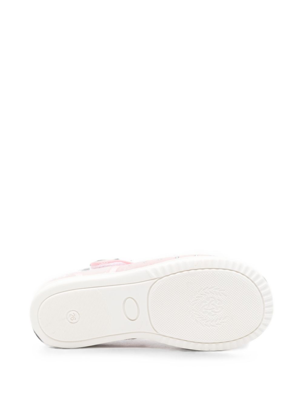 Ballerine per bambina Monnalisa Kids rosa con placca con logo 83H010 8788 094F MONNALISA KIDS 