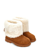 Stivali per bambina Monnalisa Kids marrone con finitura scamosciata 87H004 8776 0006 MONNALISA KIDS 