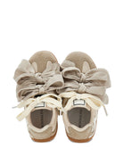 Sneakers per bambina Monnalisa Kids beige con dettaglio fiocchi sul davanti 8CH000 8774 0003 MONNALISA KIDS 