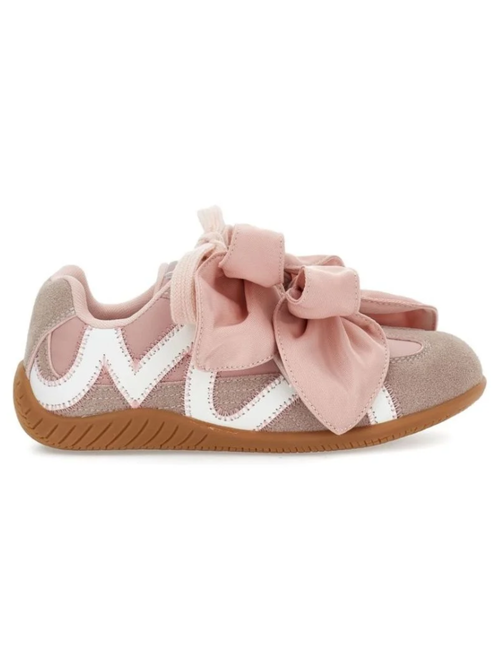 Sneakers per bambina Monnalisa Kids rosa con dettagli fiocchi 8CH000 8774 094F MONNALISA KIDS 