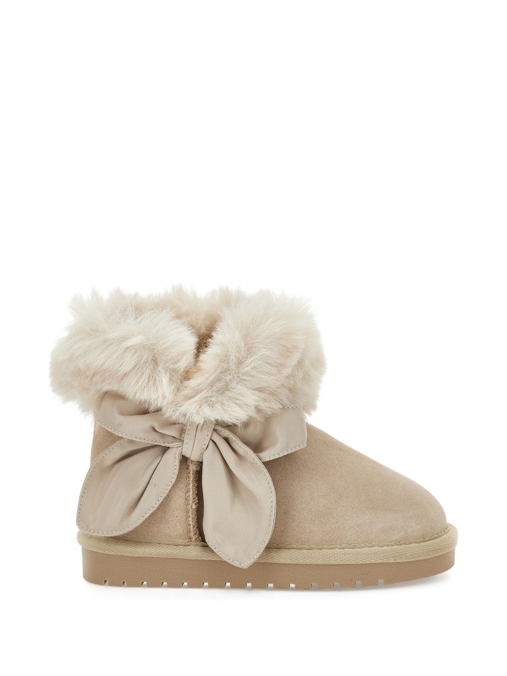 Stivali per bambina Monnalisa Kids beige con fiocco 8CH005 8776 0003 MONNALISA KIDS 