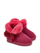 Stivali per bambina Monnalisa Kids rossi con fiocco 8CH005 8776 0069 MONNALISA KIDS 