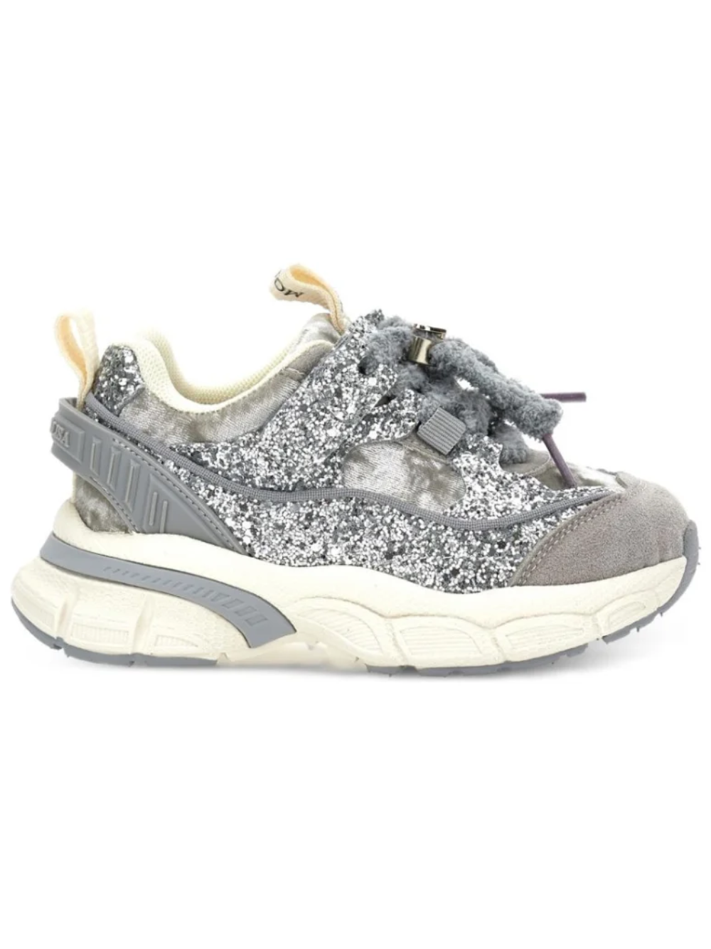 Sneakers per bambina Monnalisa Kids argento con glitter 8CH006 8773 0032 MONNALISA KIDS 