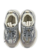 Sneakers per bambina Monnalisa Kids argento con glitter 8CH006 8773 0032 MONNALISA KIDS 