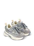 Sneakers per bambina Monnalisa Kids argento con glitter 8CH006 8773 0032 MONNALISA KIDS 