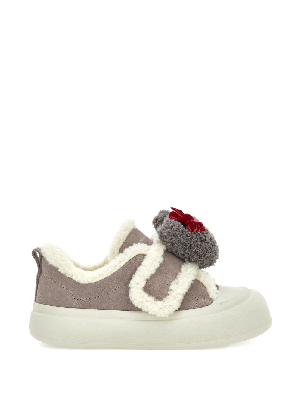 Sneakers per bambina Monnalisa Kids marroni con applicazione orsetti 8CH008 8789 0032 MONNALISA KIDS 