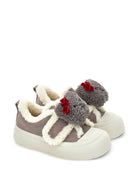 Sneakers per bambina Monnalisa Kids marroni con applicazione orsetti 8CH008 8789 0032 MONNALISA KIDS 