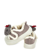 Sneakers per bambina Monnalisa Kids marroni con applicazione orsetti 8CH008 8789 0032 MONNALISA KIDS 