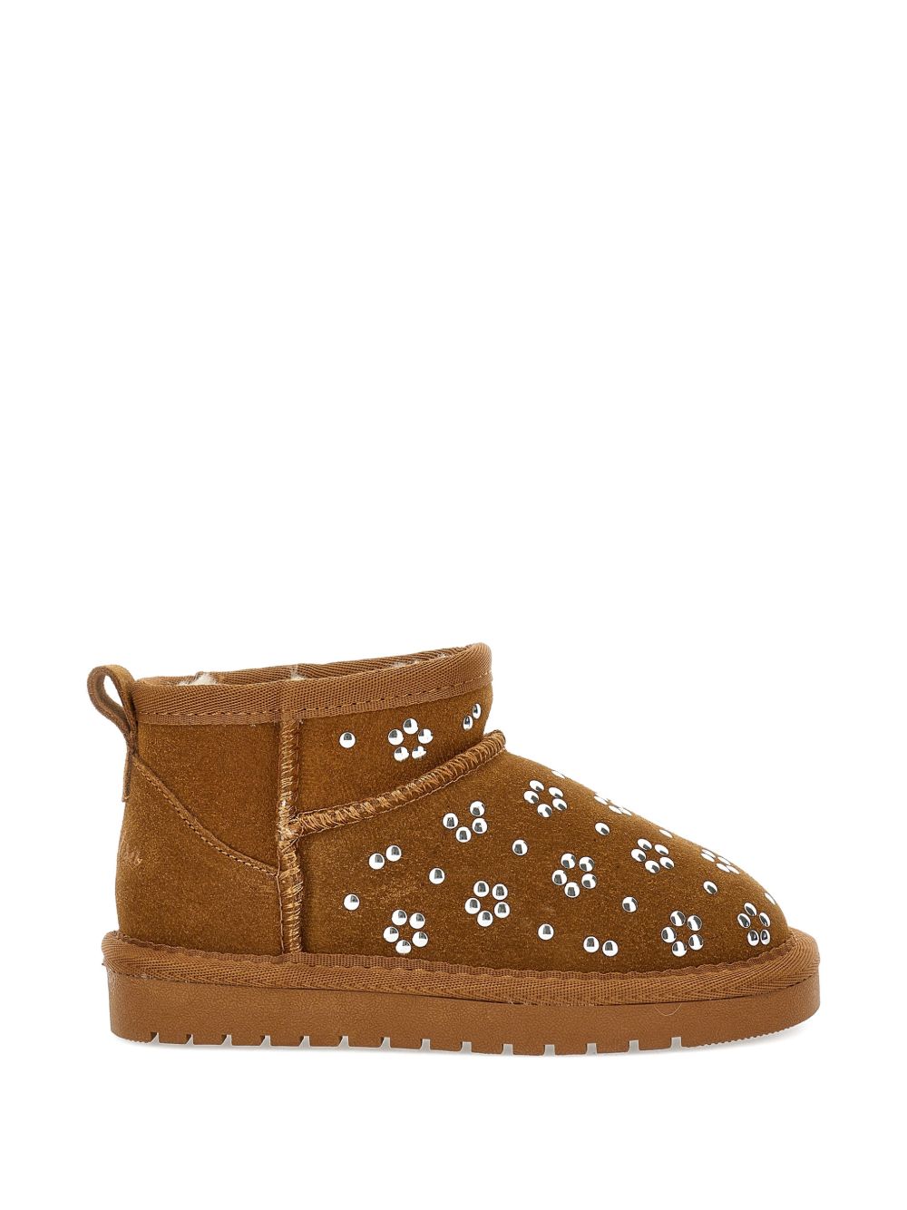 Stivaletti per bambina Monnalisa Kids marrone con decorazione 8CH009 8775 0003 MONNALISA KIDS 