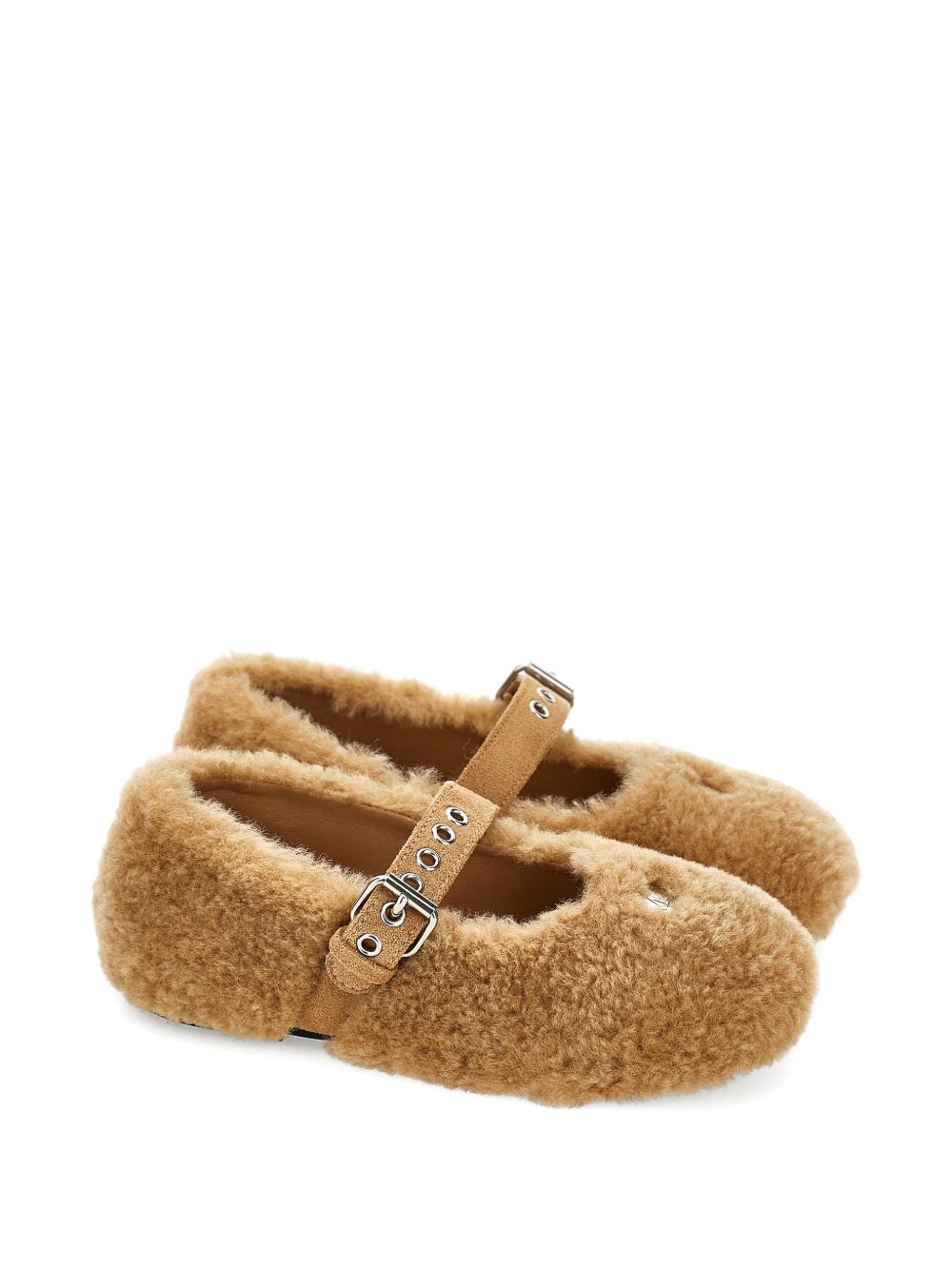 Ballerine per bambina Monnalisa Kids marroni con fibbia 8CH010 8778 0003 MONNALISA KIDS 