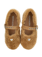 Ballerine per bambina Monnalisa Kids marroni con fibbia 8CH010 8778 0003 MONNALISA KIDS 
