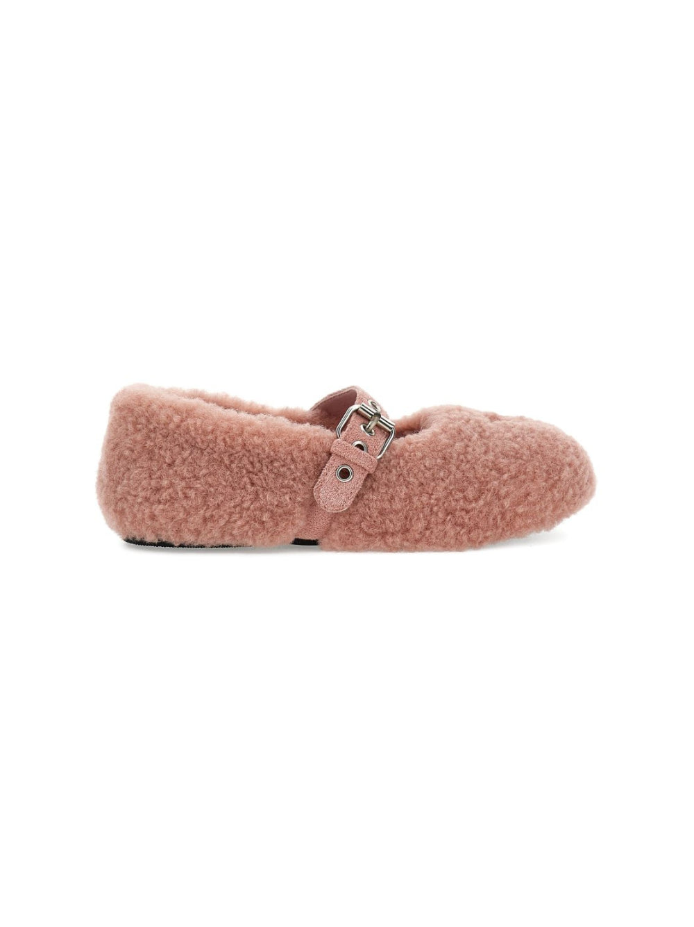 Ballerine per bambina Monnalisa Kids rosa con design in shearling 8CH010 8778 094F MONNALISA KIDS 