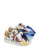 Sneakers per bambina Monnalisa Kids x Disney multicolore con stampa grafica Paperina all-over 8CH014 8771 0156 MONNALISA KIDS 