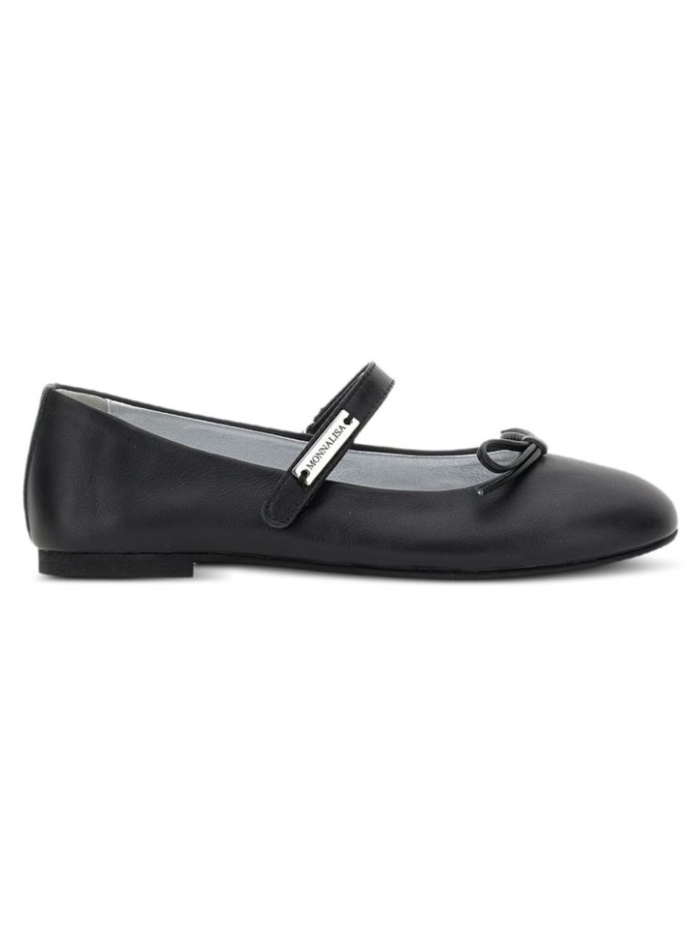 Ballerine per bambina Monnalisa Kids nere con fiocco 8CH015 8786 0050 MONNALISA KIDS 