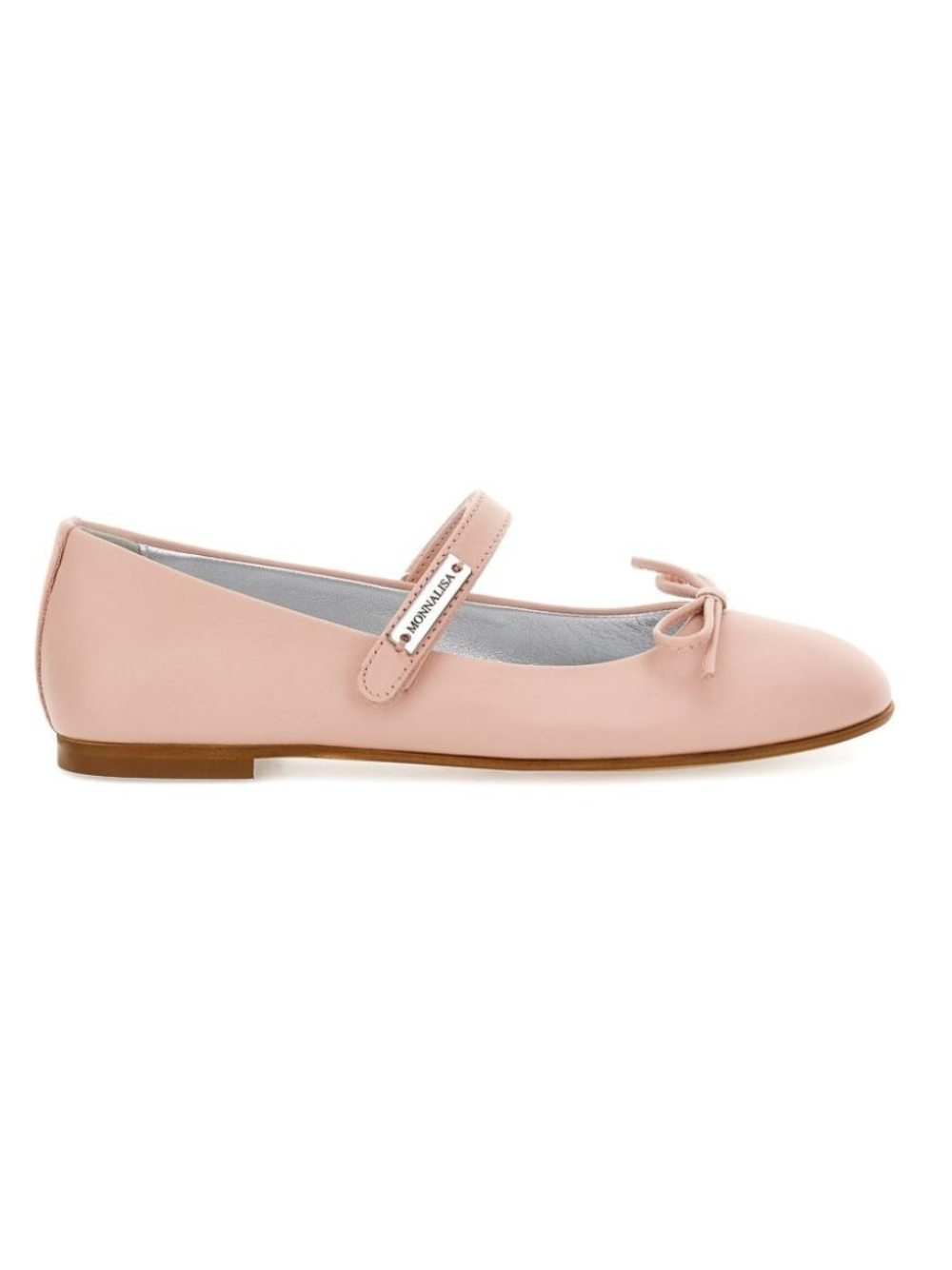 Ballerine per bambina Monnalisa Kids rosa cipria con dettaglio fiocco 8CH015 8786 0091 MONNALISA KIDS 