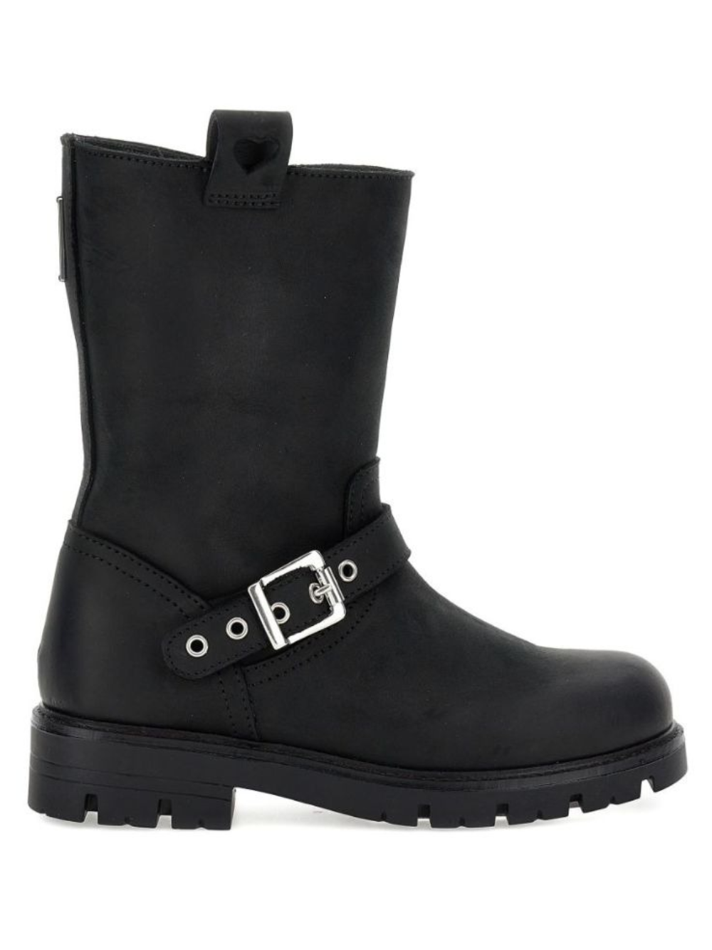 Stivaletto in perlle per bambina Monnalisa Kids nero con fibbia 8CH016 8790 0050 MONNALISA KIDS 