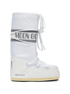 Stivali da neve per bambini Moon Boot Kids bianchi con logo 80D1400440 A001 MOON BOOT KIDS 
