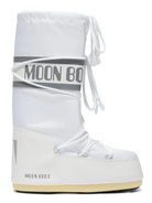 Stivali da neve per bambini Moon Boot Kids bianchi con logo 80D1400440 A001 MOON BOOT KIDS 