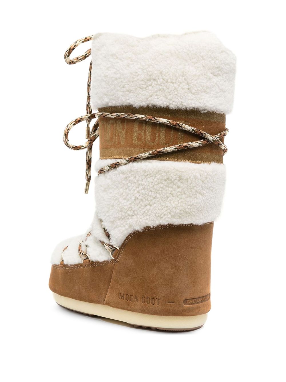 Stivali da neve Lab69 per bambini Moon Boot Kids marroni con rifinitura in shearling 80D1402610 MA03 MOON BOOT KIDS 
