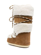 Stivali da neve Lab69 per bambini Moon Boot Kids marroni con rifinitura in shearling 80D1402610 MA03 MOON BOOT KIDS 