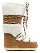Stivali da neve Lab69 per bambini Moon Boot Kids marroni con rifinitura in shearling 80D1402610 MA03 MOON BOOT KIDS 