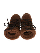 Stivali da neve per bambini Moon Boot Kids marroni con rifinitura in shearling 80D1403080 M004 MOON BOOT KIDS 