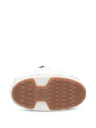 Stivali da neve per bambina Moon Boot Kids bianchi con inserti in pelliccia sintetica 80D1408900 A002 MOON BOOT KIDS 