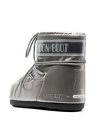 Stivali da neve Icon  per bambini Moon Boot Kids argentati con logo sul tallone 80D1409350 H001 MOON BOOT KIDS 