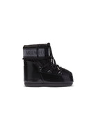 Stivali da neve per bambini Moon Boot Kids neri con dettaglio logo 80D1409350 N001 MOON BOOT KIDS 