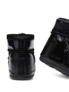 Stivali da neve per bambini Moon Boot Kids neri con dettaglio logo 80D1409350 N001 MOON BOOT KIDS 