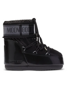 Stivali da neve per bambini Moon Boot Kids neri con dettaglio logo 80D1409350 N001 MOON BOOT KIDS 