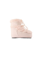 Stivali da neve Icon Low per bambina Moon Boot Kids rosa con inserti in pelliccia sintetica 80D1409390 J042 MOON BOOT KIDS 