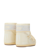Stivali da neve Icon per bambini Moon Boot Kids bianchi con finitura lucida 80D1409660 L020 MOON BOOT KIDS 