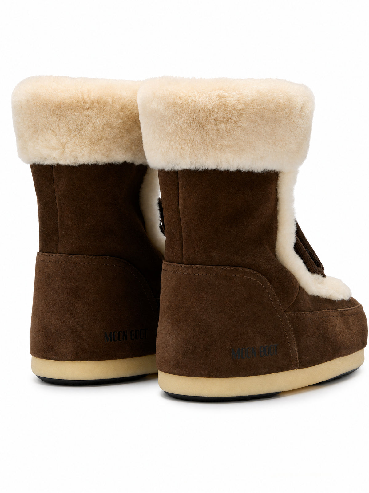 Stivale EVX Fairy per bambina Moon Boot Kids marrone con finitura in shearling 80D1470240 M037 MOON BOOT KIDS 
