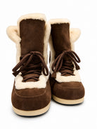 Stivale EVX Fairy per bambina Moon Boot Kids marrone con finitura in shearling 80D1470240 M037 MOON BOOT KIDS 