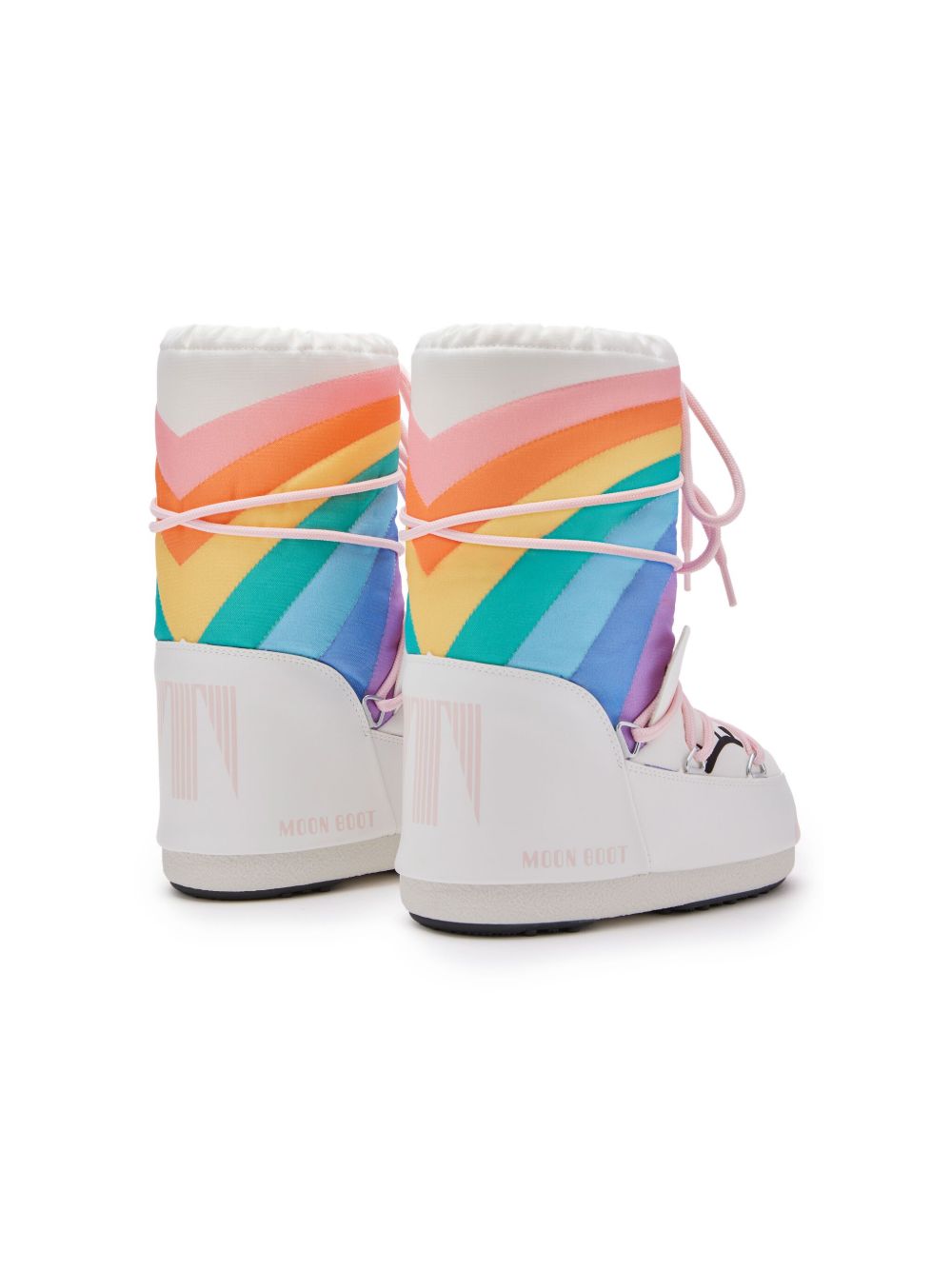 Stivali da neve Icon Unicorn per bambini Moon Boot Kids bianchi con design unicorno 80D3400270 AV20 MOON BOOT KIDS 