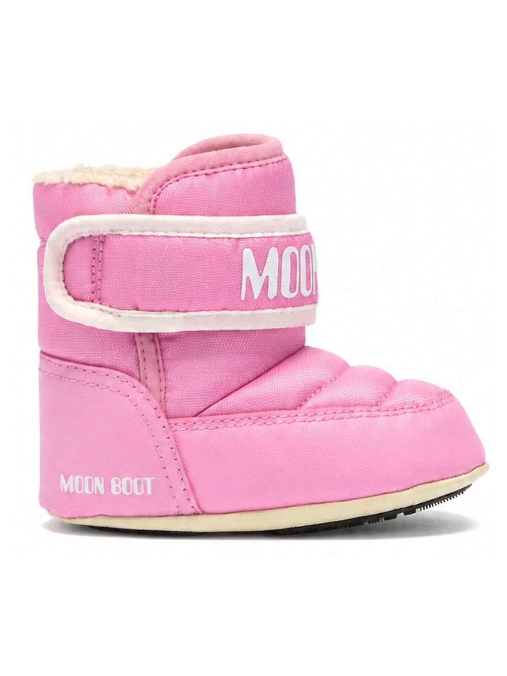 Stivale Crib per neonati Moon Boot Kids rosa con chiusura a strappo 80D3401050 J001 MOON BOOT KIDS 