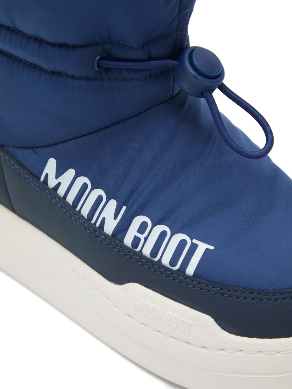 Stivali da neve Park Strap per bambini Moon Boot Kids blu con design trapuntato 80D3440090 F017 MOON BOOT KIDS 