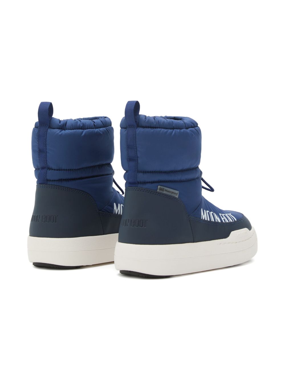 Stivali da neve Park Strap per bambini Moon Boot Kids blu con design trapuntato 80D3440090 F017 MOON BOOT KIDS 
