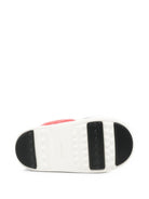 Stivali da neve Moon Boot Kids rosso lucido con logo stampato sul lato 80D3440110 D001 MOON BOOT KIDS 