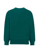 Felpa per bambino Moschino Kids verde con motivo Teddy Bear H5F08VLCA61 30327 MOSCHINO KIDS 