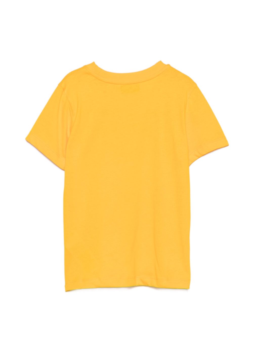 T-shirt per bambini Moschino Kids gialla con stampa grafica con logo H6M058LAA20 51140 MOSCHINO KIDS 