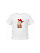 T-shirt per bambini Moschino Kids bianco con stampa orsetto sul davanti H9M058LAA10 10063 MOSCHINO KIDS 
