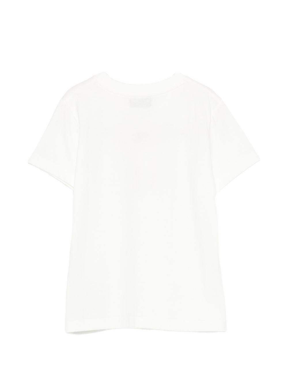 T-shirt per bambini Moschino Kids bianco con stampa orsetto sul davanti H9M058LAA10 10063 MOSCHINO KIDS 