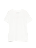 T-shirt per bambini Moschino Kids bianco con stampa orsetto sul davanti H9M058LAA10 10063 MOSCHINO KIDS 