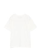 T-shirt per bambino Moschino Kids bianca con stampa Teddy Bear sul davanti H9M05GLAA59 10063 MOSCHINO KIDS 