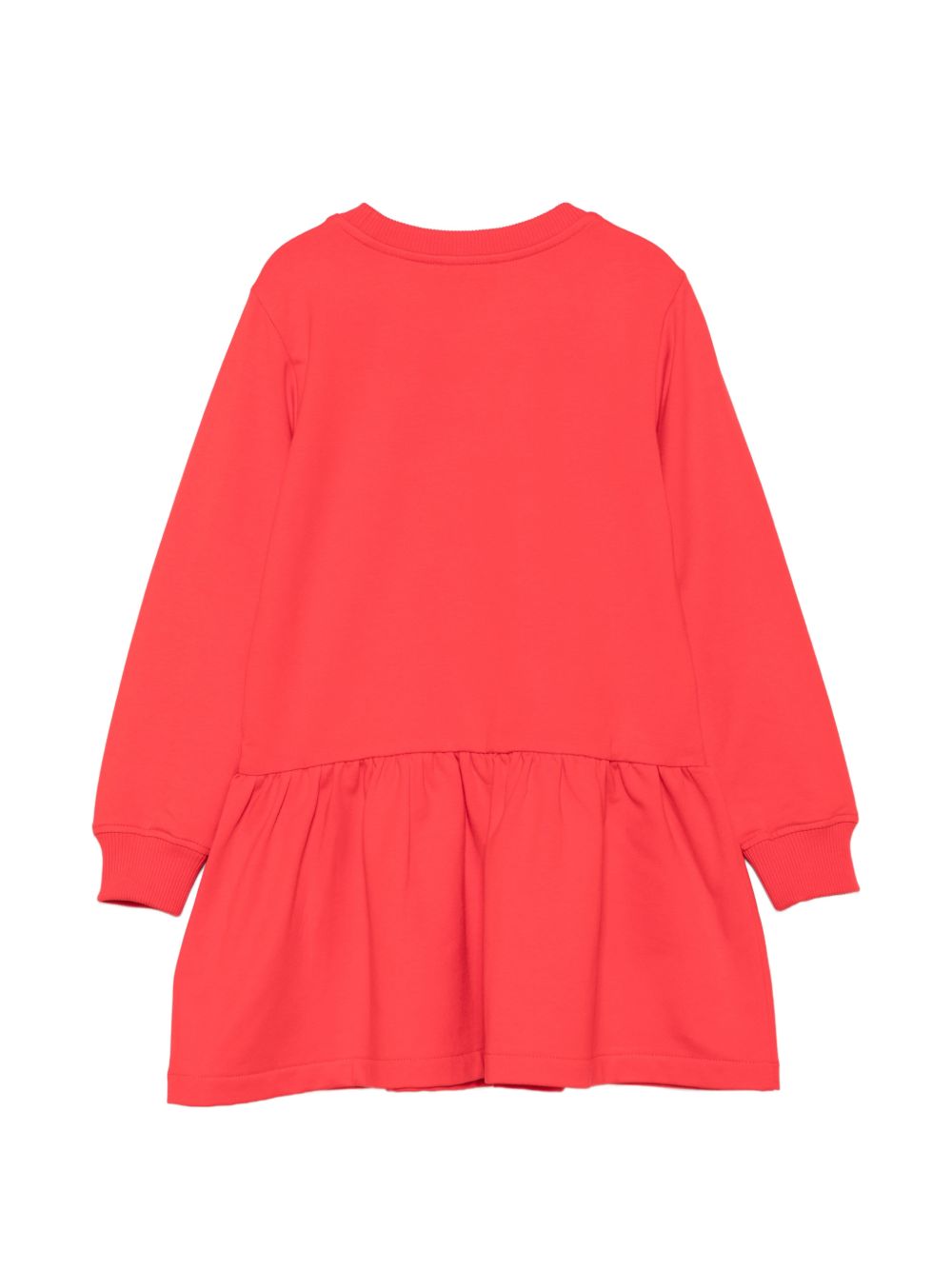 Abito per bambina Moschino Kids rosso con dettaglio Teddy Bear HAV0H7LDA63 50109 MOSCHINO KIDS 