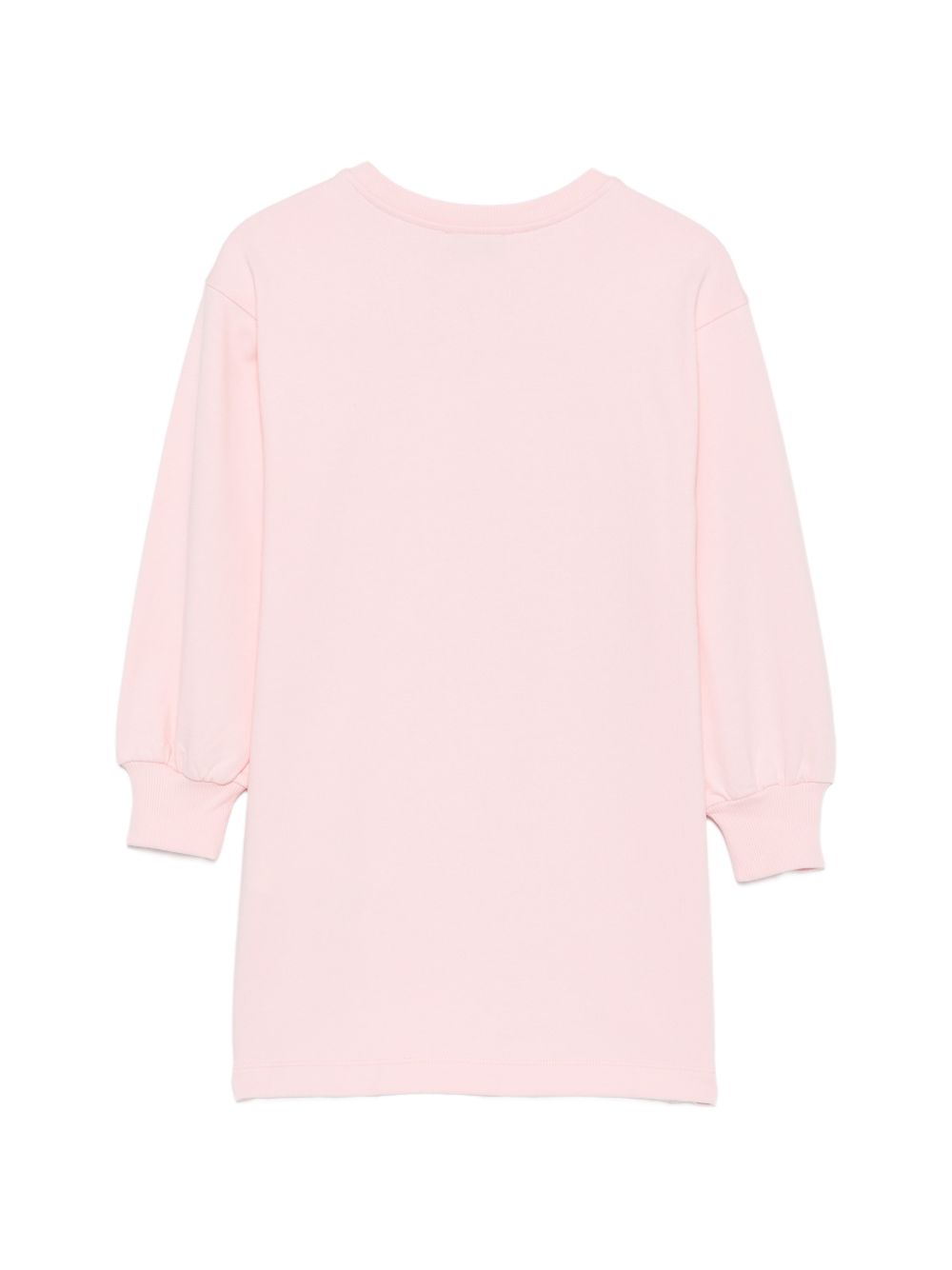 Abito per bambina Moschino Kids rosa con stampa Teddy sul davanti HBV0GYLCA94 50209 MOSCHINO KIDS 