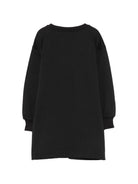 Abito per bambina Moschino Kids nero con stampa Teddy sul davanti HBV0GYLCA94 60100 MOSCHINO KIDS 