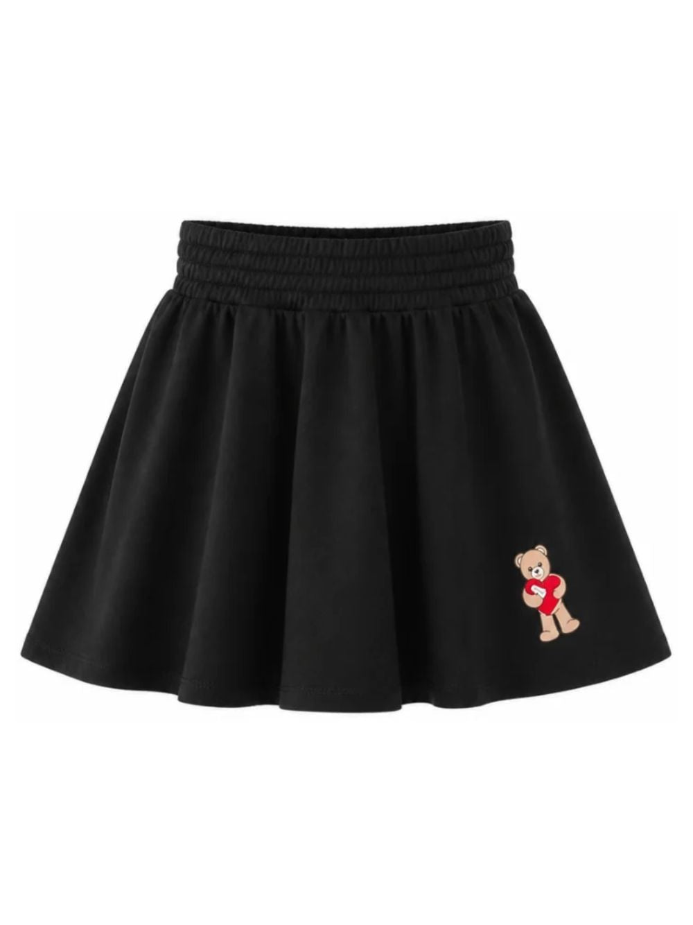 Gonna per bambina Moschino Kids nera con stampa Teddy Bear HDJ04ALDA63 60100 MOSCHINO KIDS 
